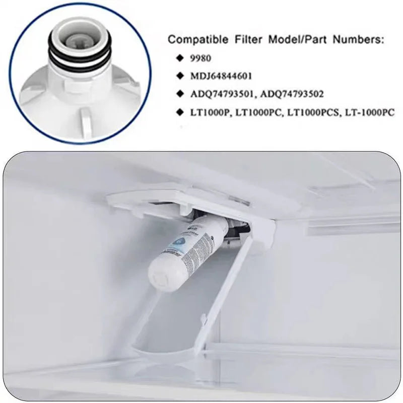 Refrigerator Water Filter accessories For LG LT1000P Compatible With ADQ74793501,ADQ74793502,MDJ64844601,AGF80300704,ADQ75795105 