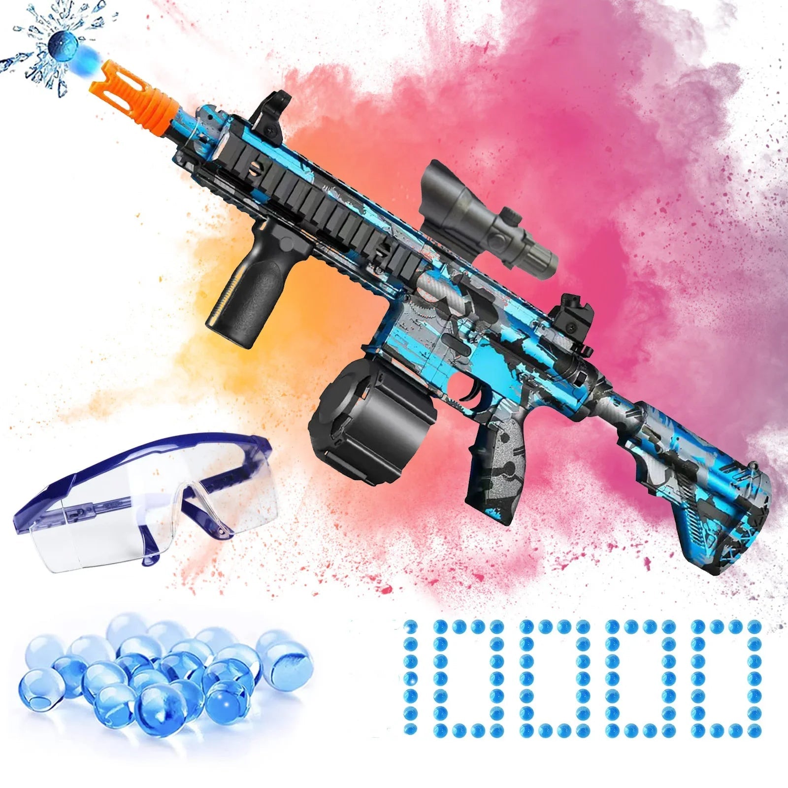 M416 Water Bomb Blaster Gun Electric Graffiti Air Rifle Weapons Paintball Toy Guns Pneumatic Gun For Shooting Adults Kids Toy 