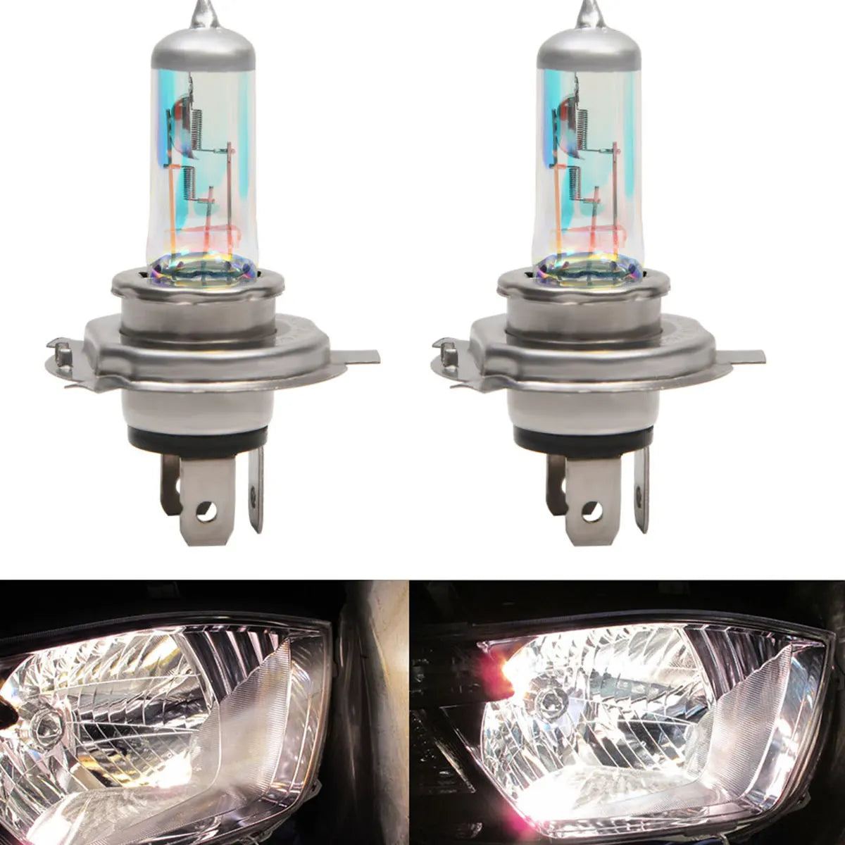Vehicle Bulbs: H4 Headlight or Interior Set