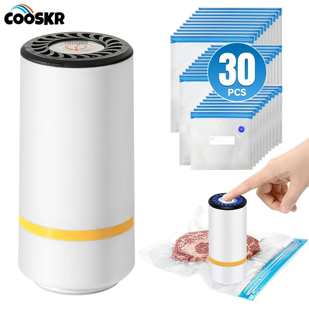 Handheld Vacuum Pump and Storage Bag Options