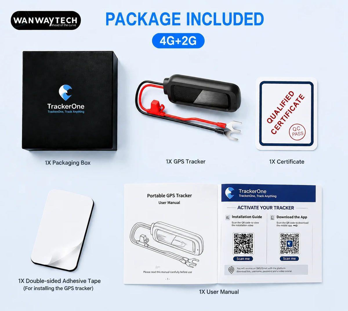 4G Mini Tracker  Waterproof Built-in Battery GPS for Car Vehicle GPS Device Motorcycle with Online Tracking Software
