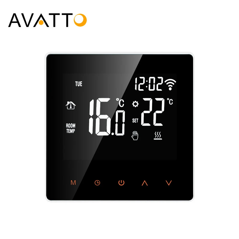 AVATTO Tuya WiFi Smart Thermostat Electric Heating Water Gas Boiler Temperature Remote Controller Work with Alexa,Google Home 