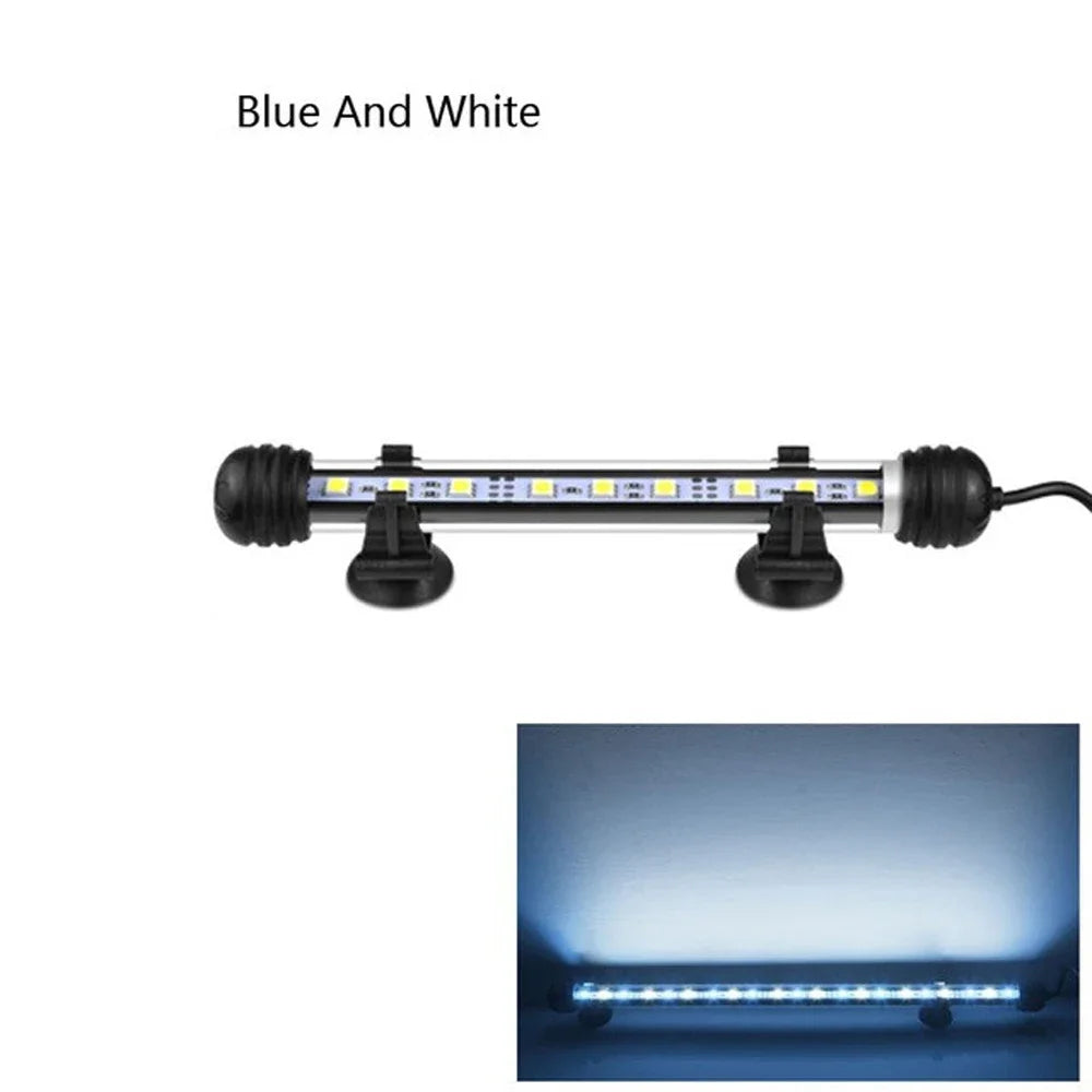 Aquarium LED Bar Light Waterproof Fish Tank Light 110V US 18/28/38/48CM 220V EU Underwater Aquario Lamp Aquariums Decor Lighting