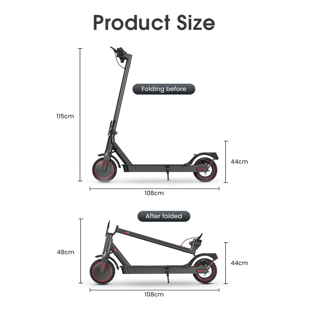 iScooter i9 Electric Scooter with 8.5 Inch Honeycomb Tires
