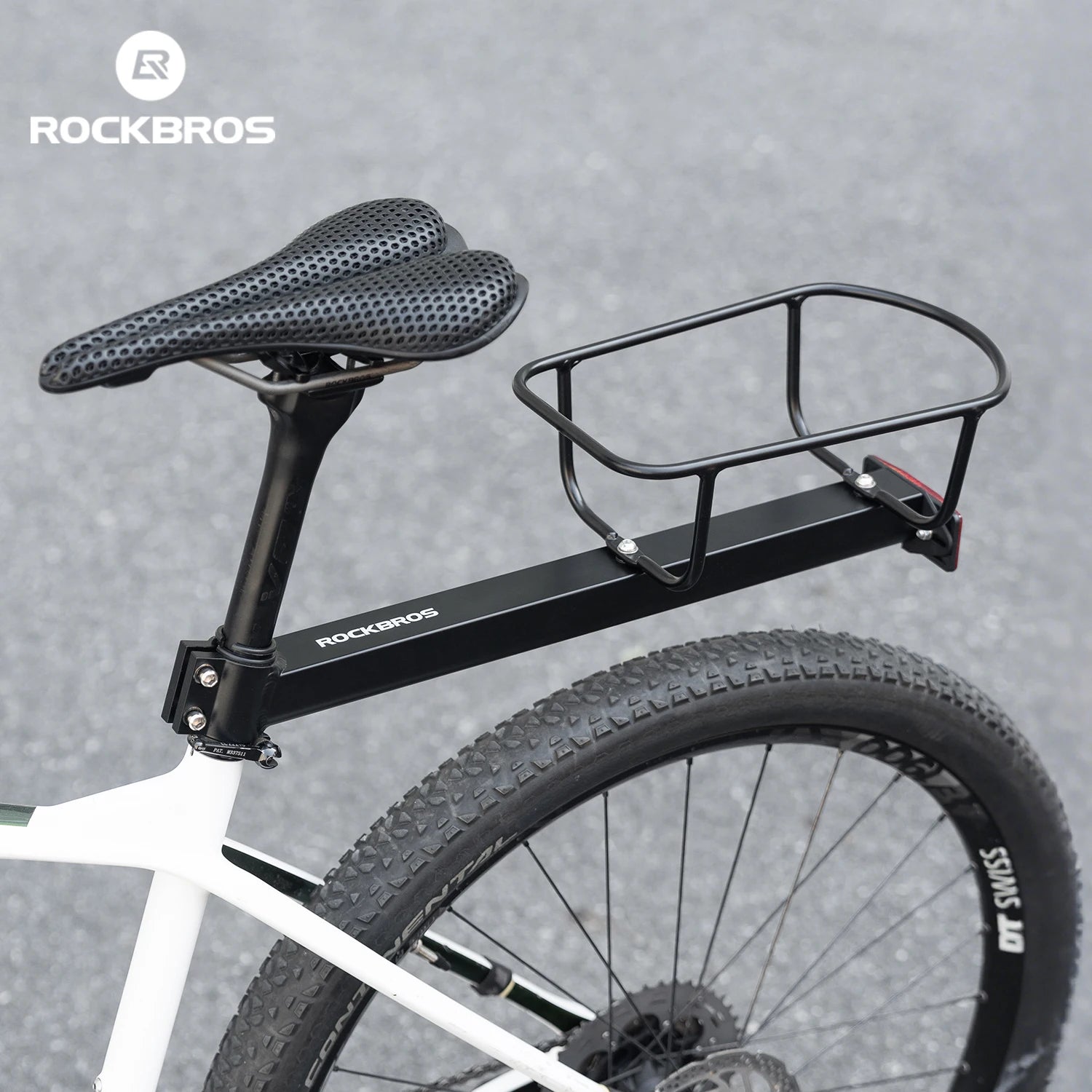 Aluminum Bike Rear Rack Carrier Shelf for Extra Storage on Rides