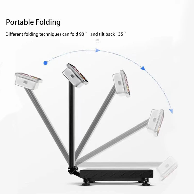 Balanza electrónica plegable 150kg Acero inoxidable Recargable Digital de banco para equipaje Envíos Postales Comerciales