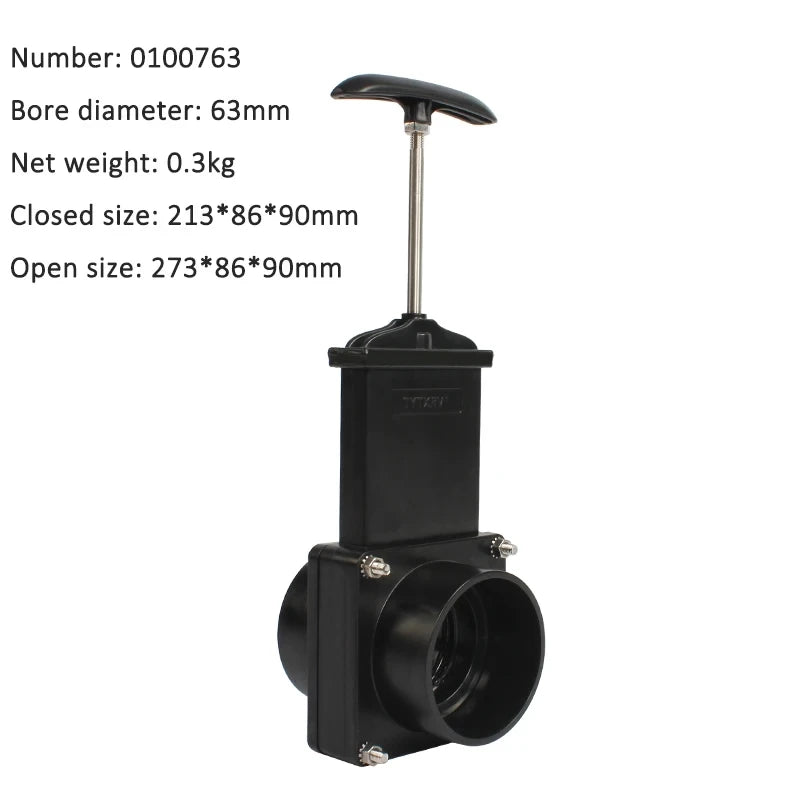 RV Accessories Clean water tank Sewage Tank Black water tank Drain Valve Water Tank Gate Valve For Motorhome Camper Caravan