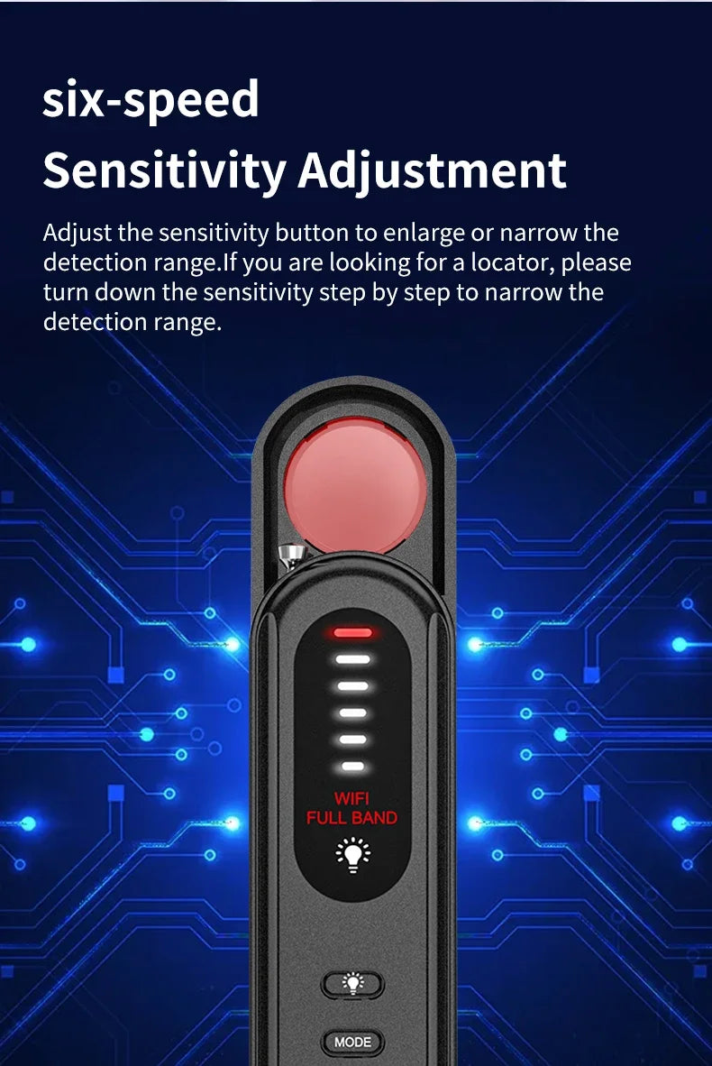 Hidden Camera Detector 2026 Portable Camera Finder, GPS Tracker Detector, RF Wireless Signal Scanner for Office, Hotels, Cars