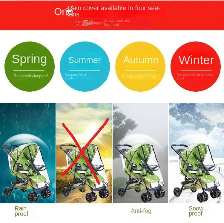 Universal Baby Stroller Rain Cover