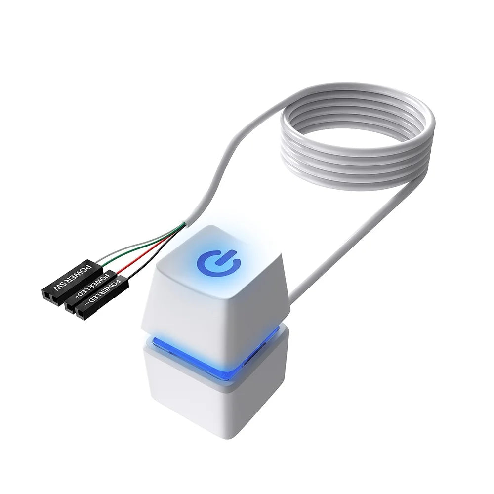 Cable externo para interruptor de encendido de placa base de PC con LED