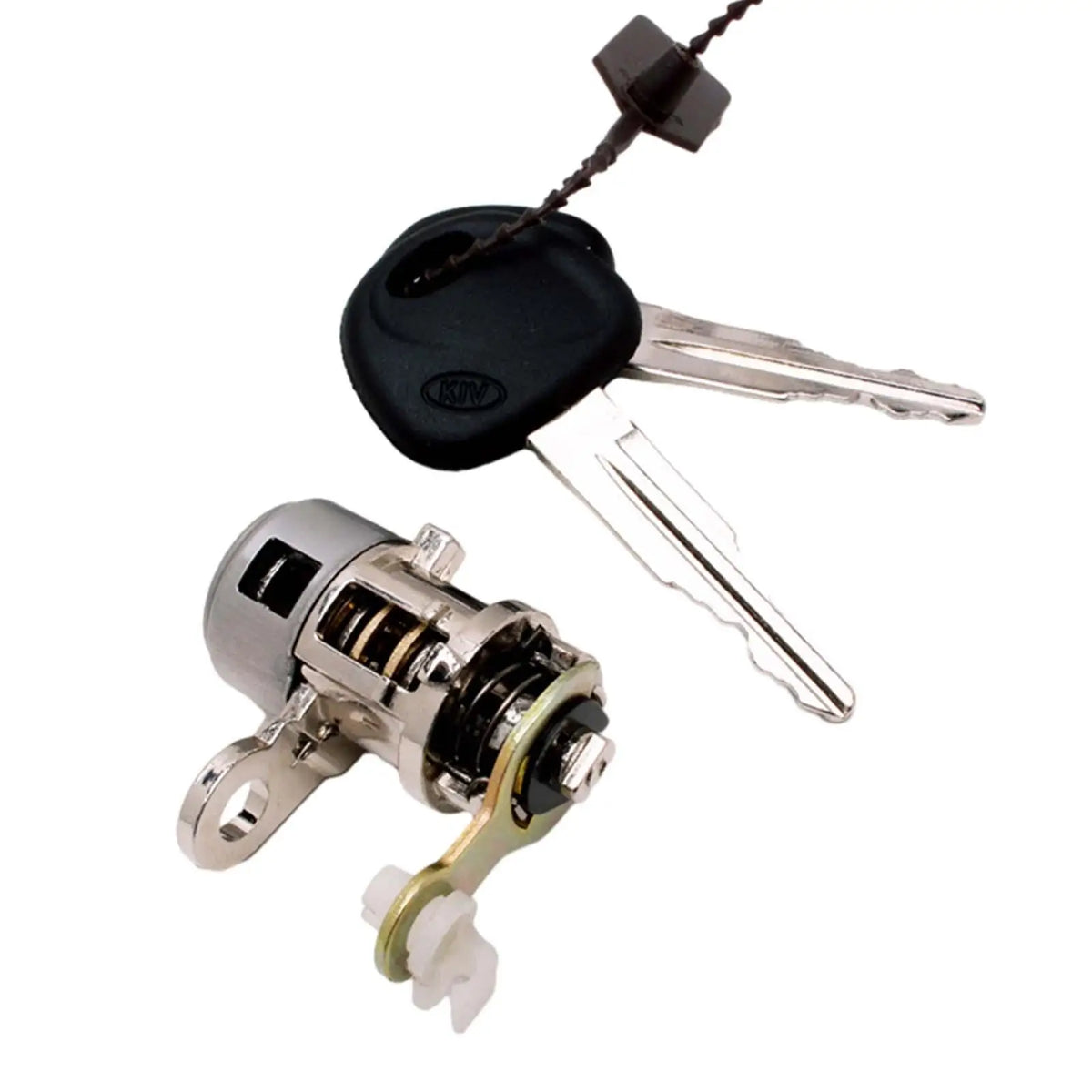 Vehicle Door Lock Cylinder with Two Keys