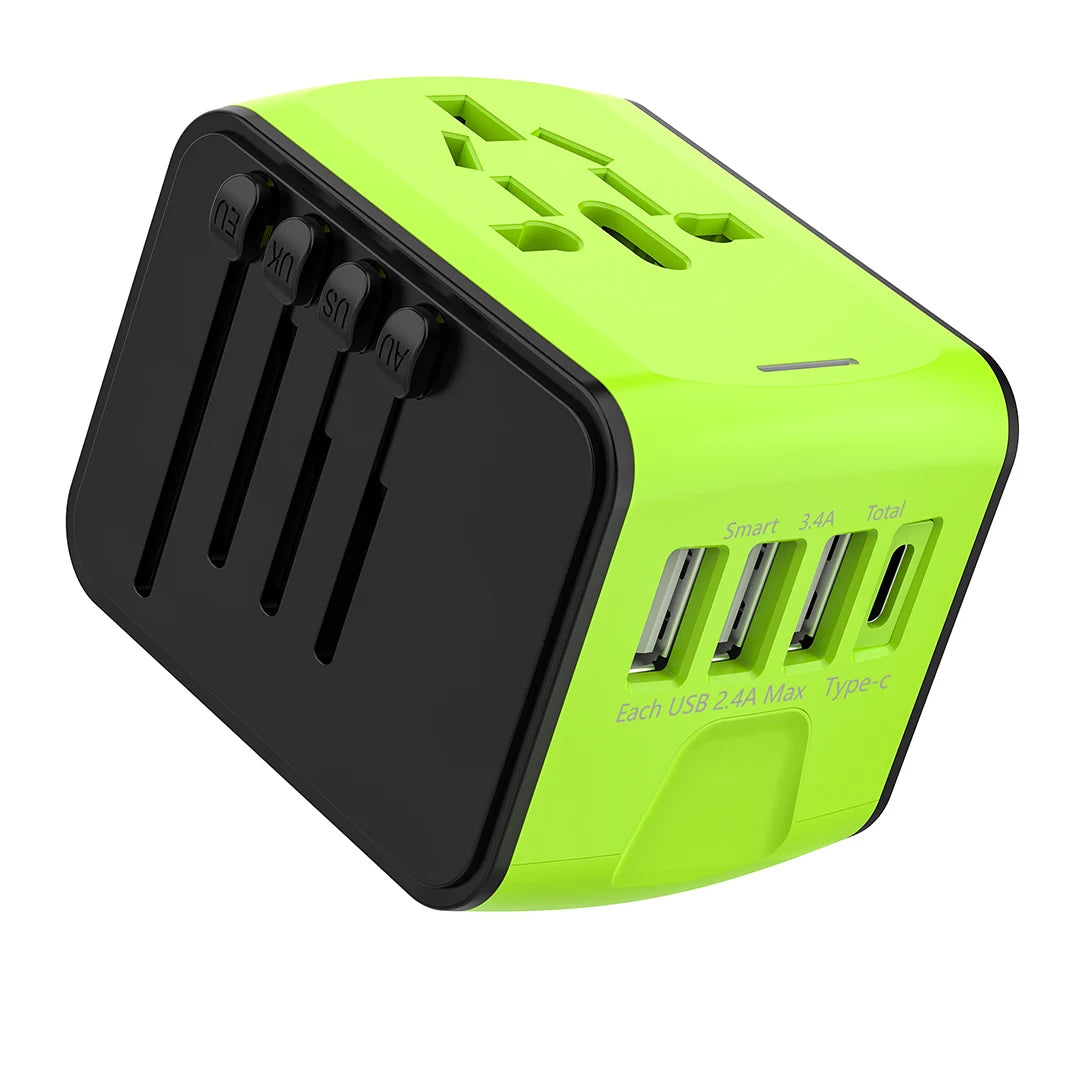 Universal Travel Adapter with USB Charging Ports
