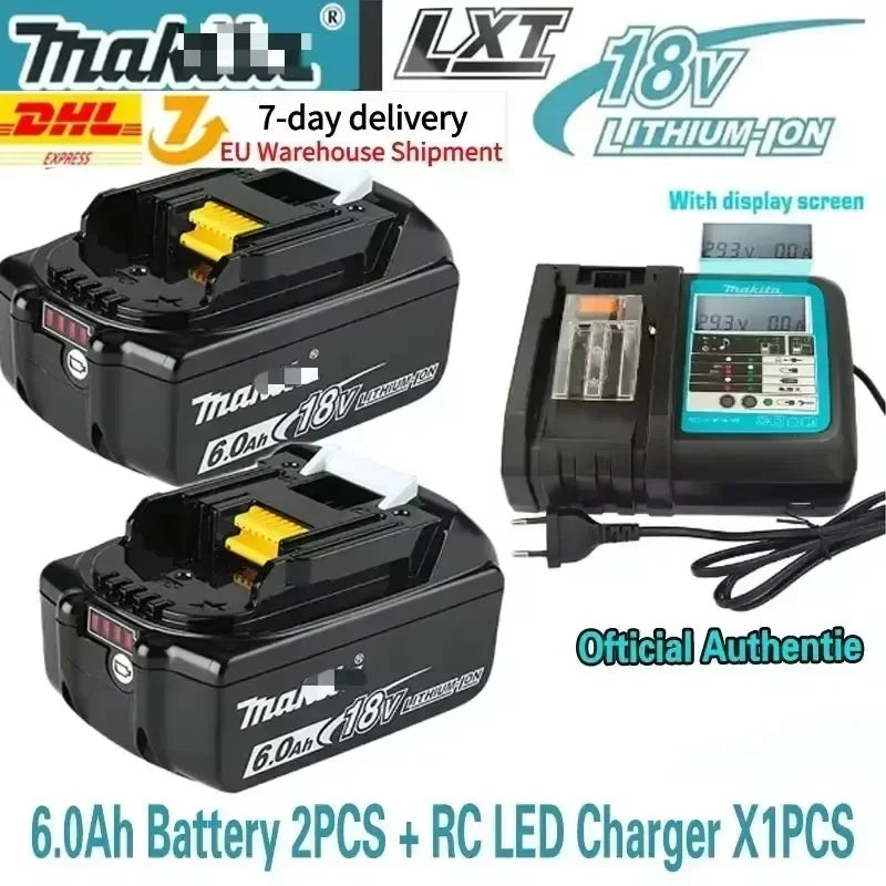 Makita 18V 6.0Ah Rechargeable Lithium Battery