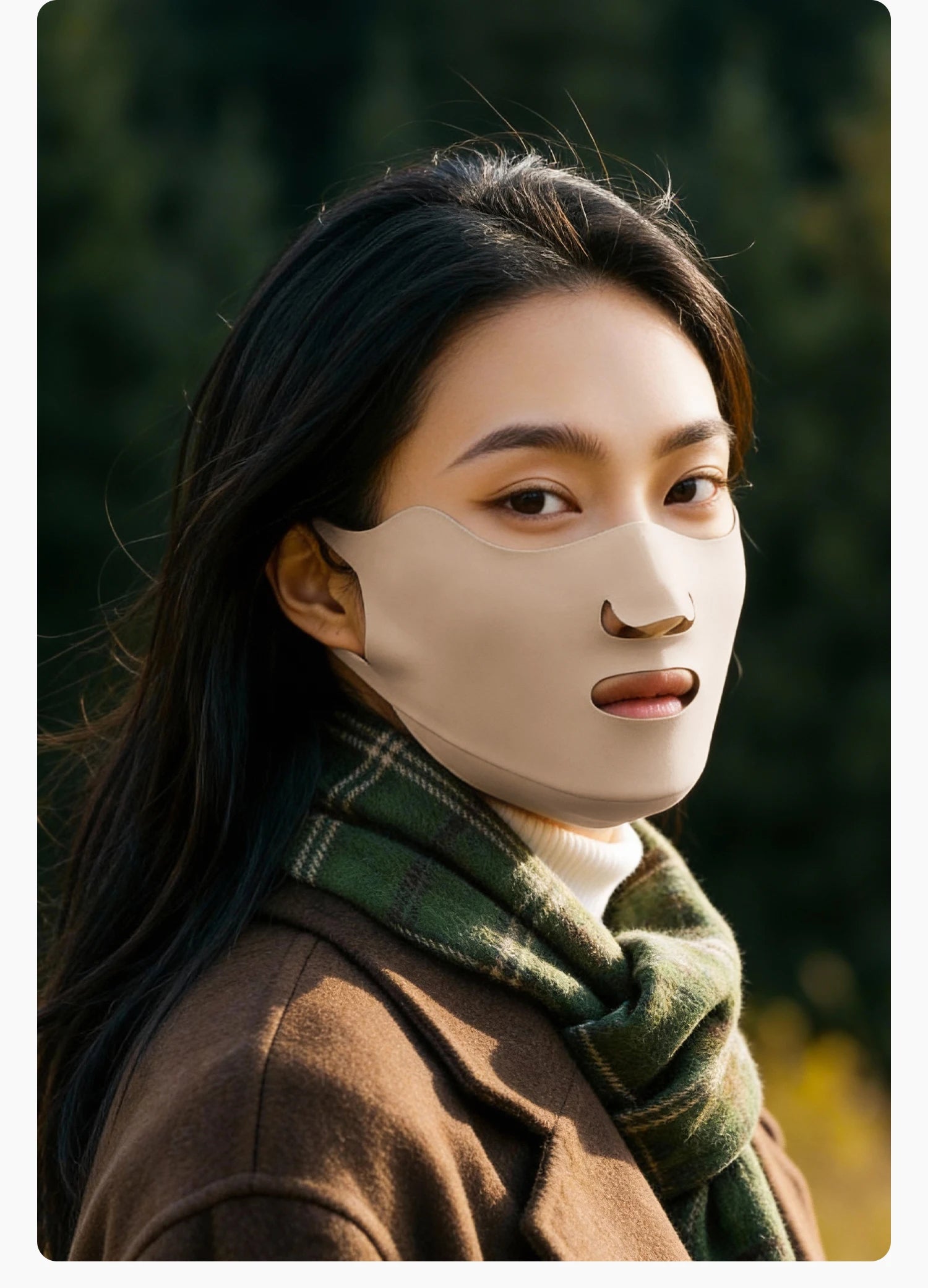Cycling Face Mask with Fleece Inner Layer