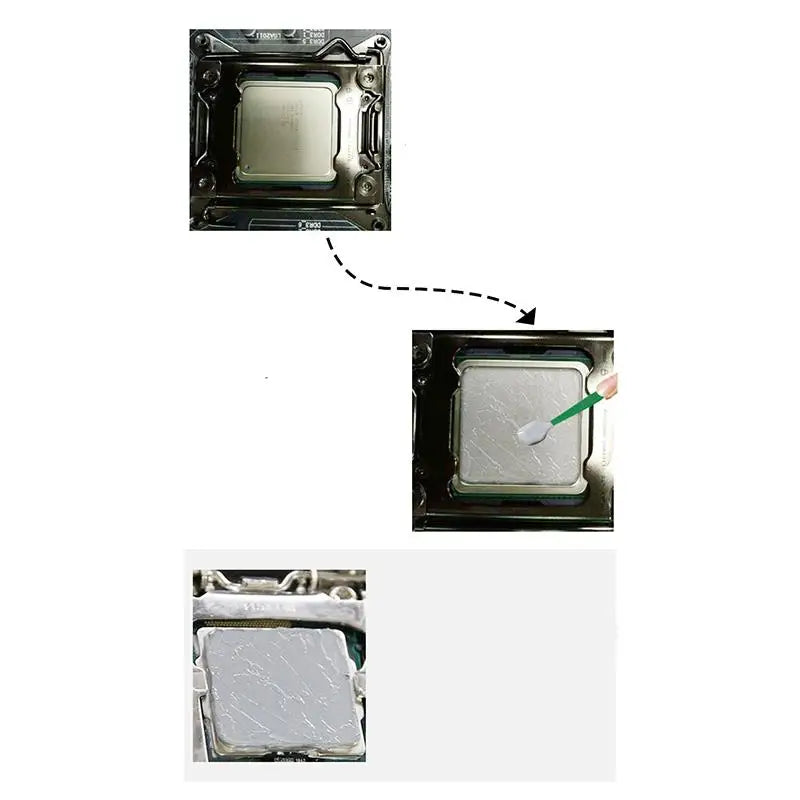 Pasta di grasso termoconduttivo in gesso siliconico composto per dissipatore di calore per computer Cpu GD900 pasta siliconica dissipatrice di calore