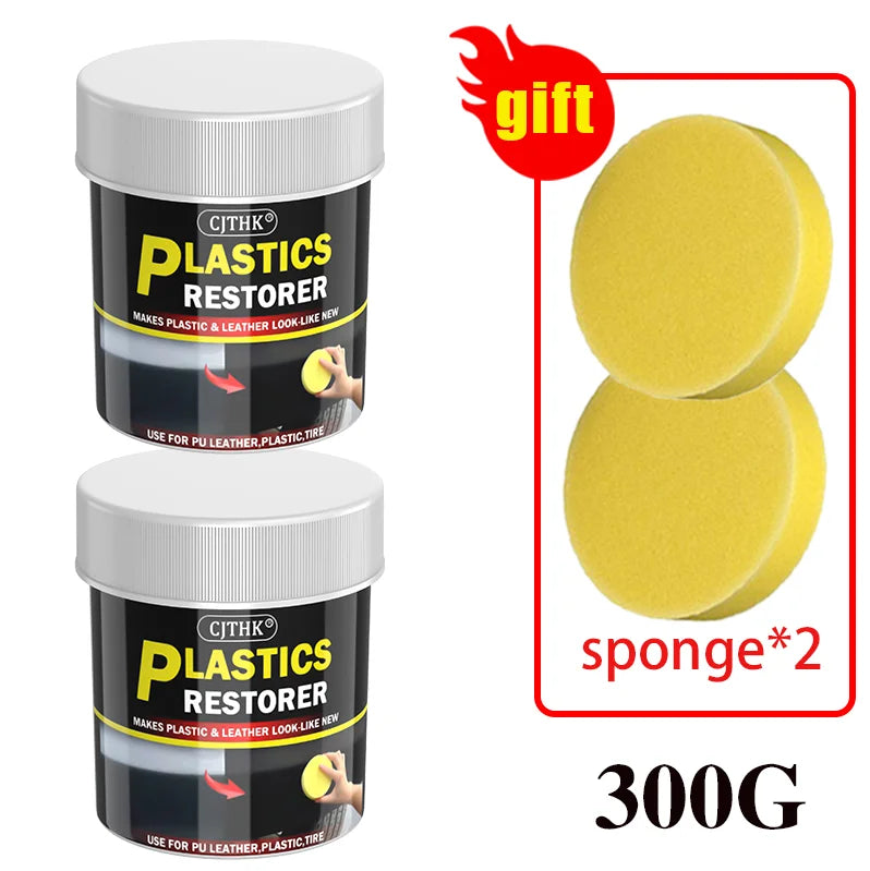 150g Auto Plastika Restorer Povratak U Crno Sjaj Auto Čišćenje Proizvodi Plastika Koža Obnova Autopoliranje Popravak Premaz Renovator