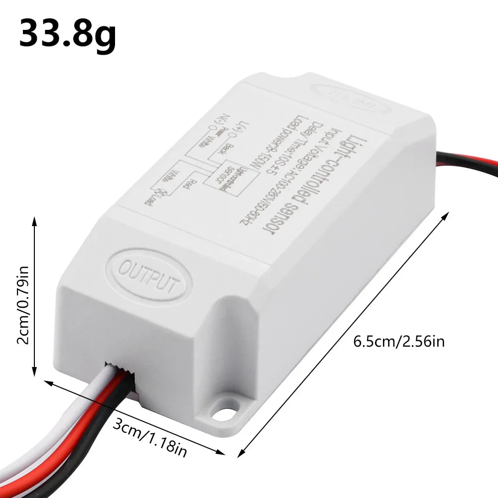 AC110V~220V fotóelektromos érzékelő utca/LED automata kapcsoló, nagy érzékenységű vízálló érzékelő modul, fotocella kapcsoló
