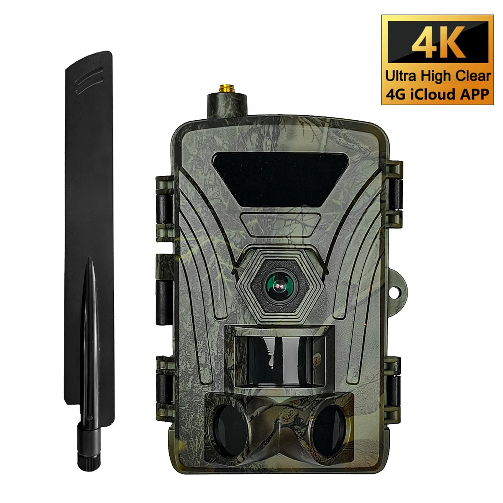 4G Trail Camera 8K Video, 60MP Images, 120° PIR