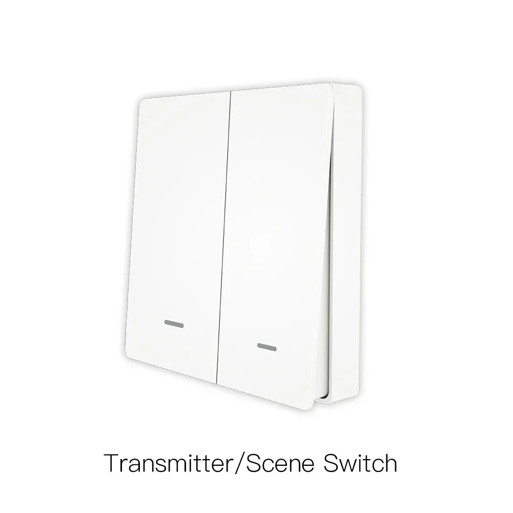 MOES Tuya ZigBee Light Switch with Transmitter Kit No Neutral Wire No Capacitor Required works with Alexa Google Home Smart Life