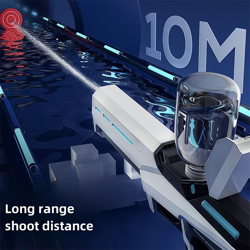 Electric Water Guns For Adults Powerful Squirt Automatic Water Suction Water Blasters Summer Outdoor Beach Toy For boys Kid Gift 