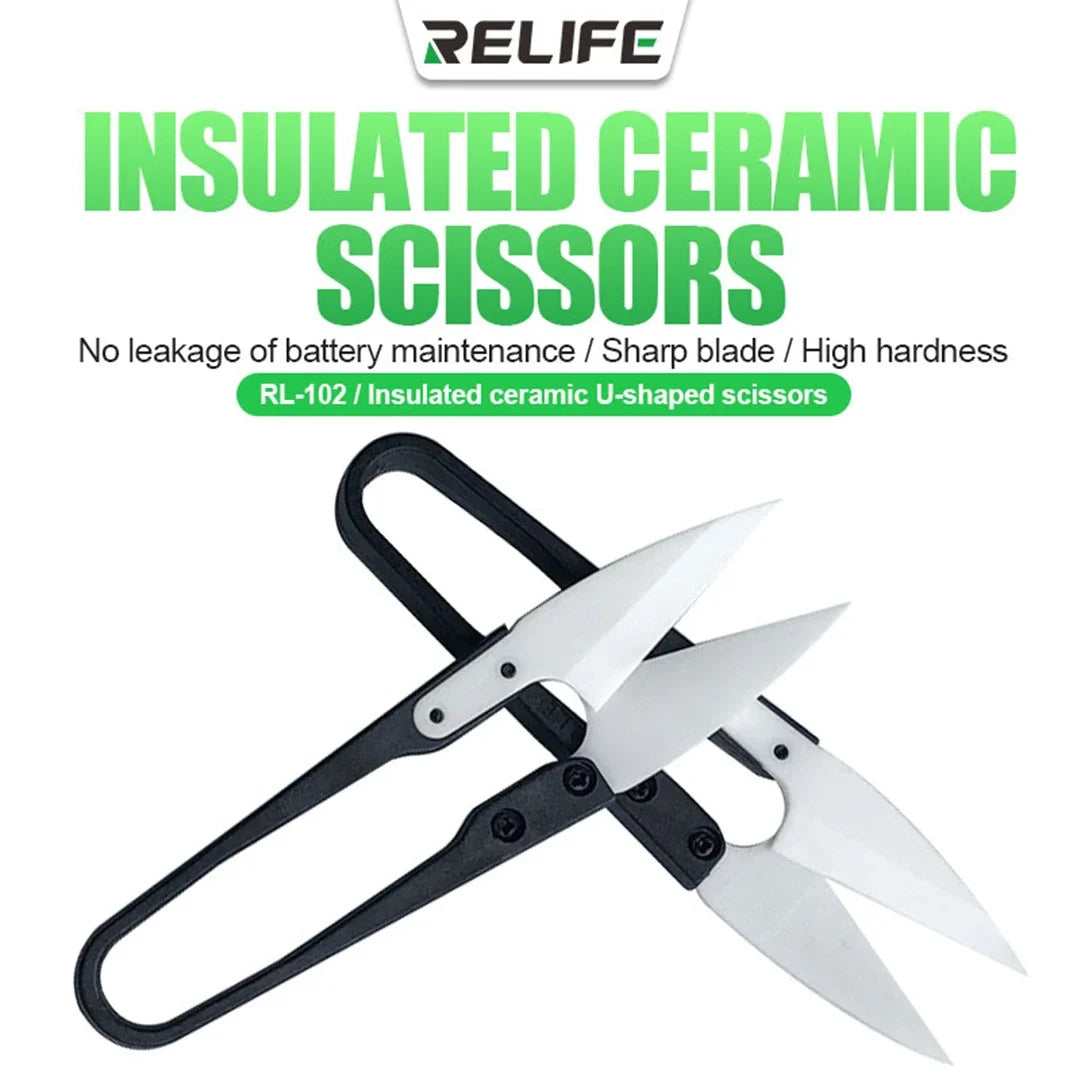 RL-102 Ceramic U-Shaped Repair Scissors