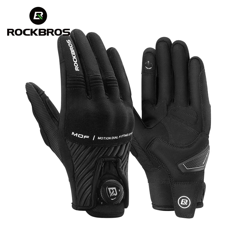 Full Finger Cycling Gloves with Shock-Absorbing Palm Pad