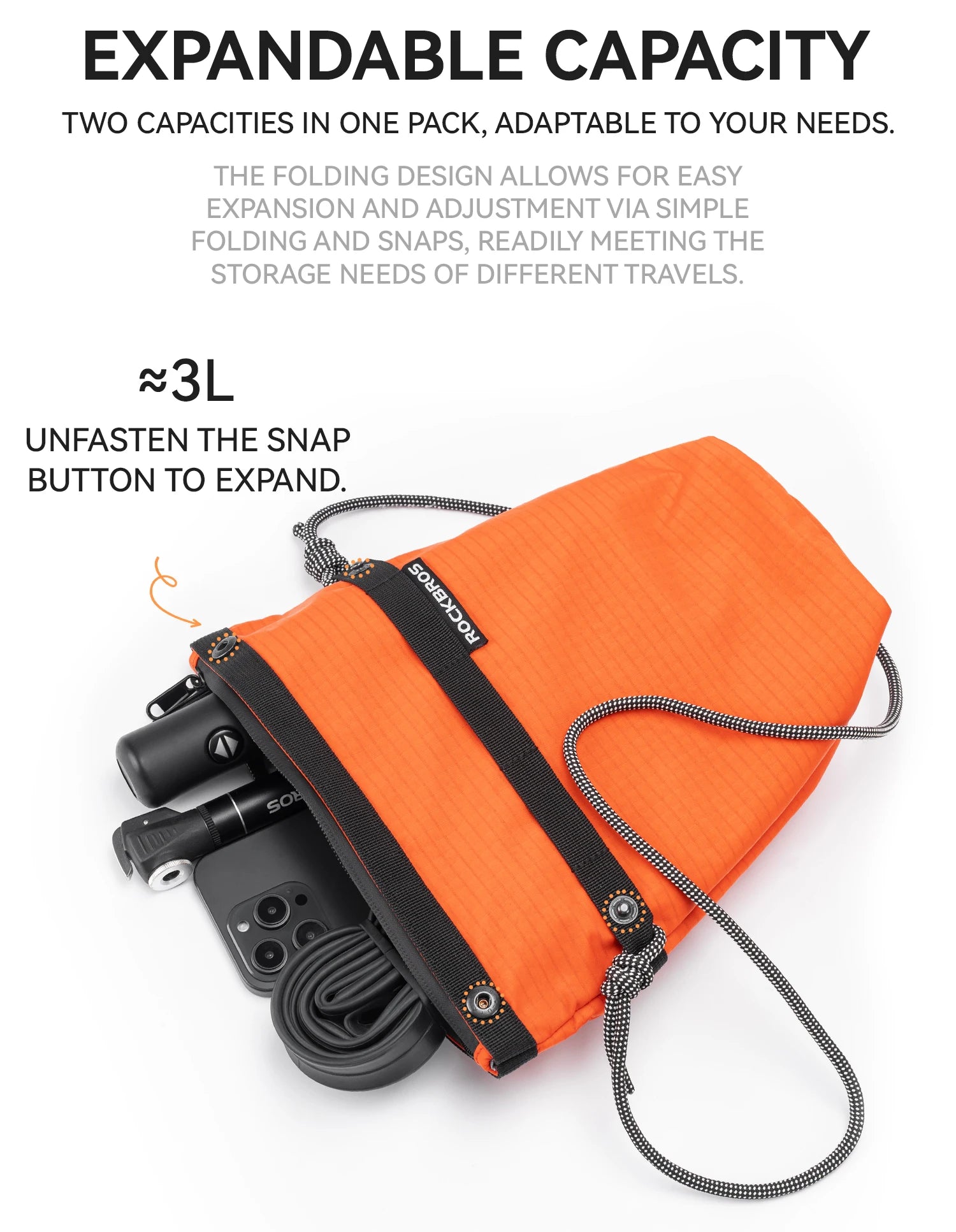 2.5L Waterproof Bike Handlebar Bag with Quick Release Mount