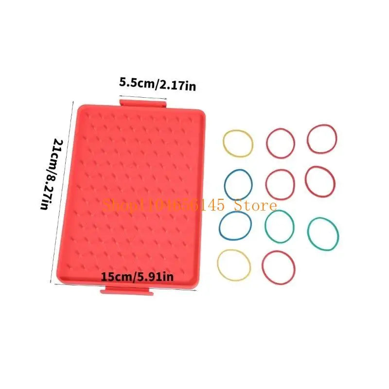 Pravouhlá geometria Pegboard pre matematické aktivity