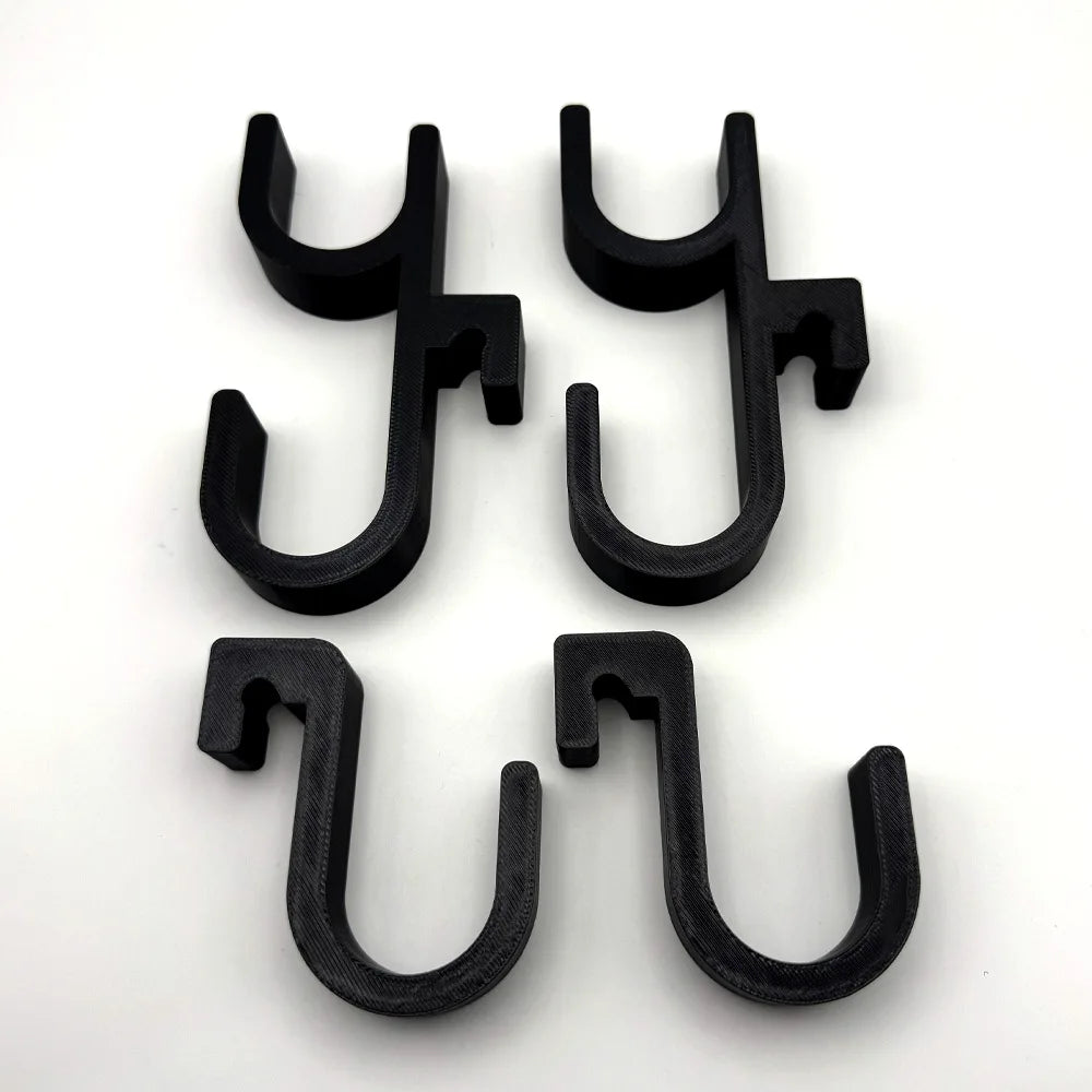 2Pcs Car Umbrella Hooks - Trunk Hangers, Universal for Sedans with No-Drill Installation, Multi-Functional Seat Back Storage Racks