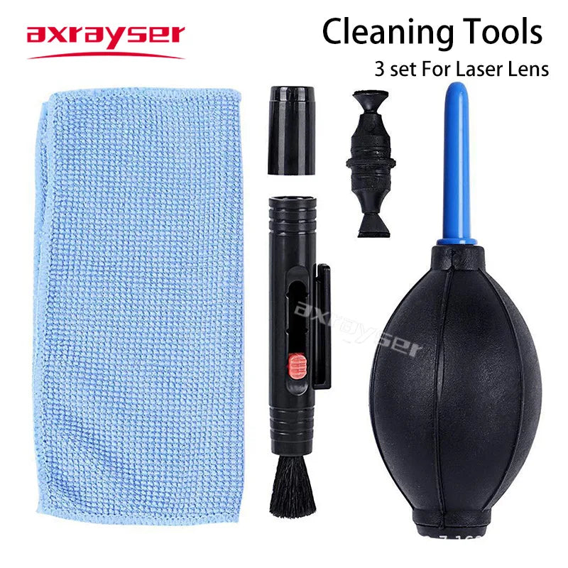 Three-Piece Lens Cleaning Tool Kit