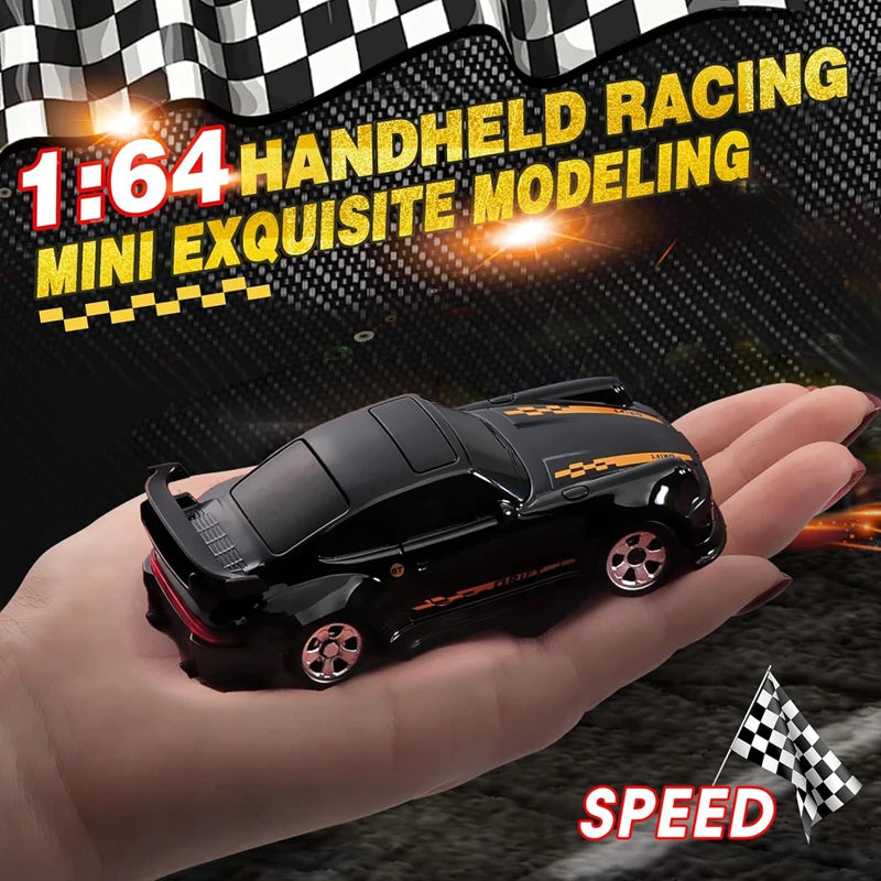 1/64 High‑Speed Drift RC Car 4WD Mini Racing Model