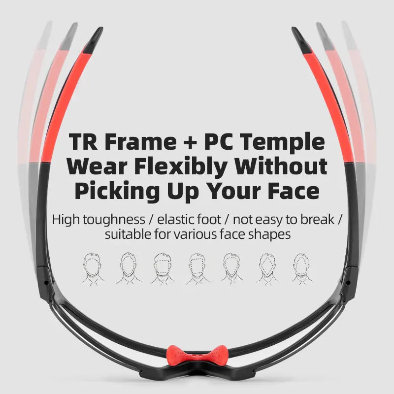 Photochromic Bike Glasses with UV400 Protection