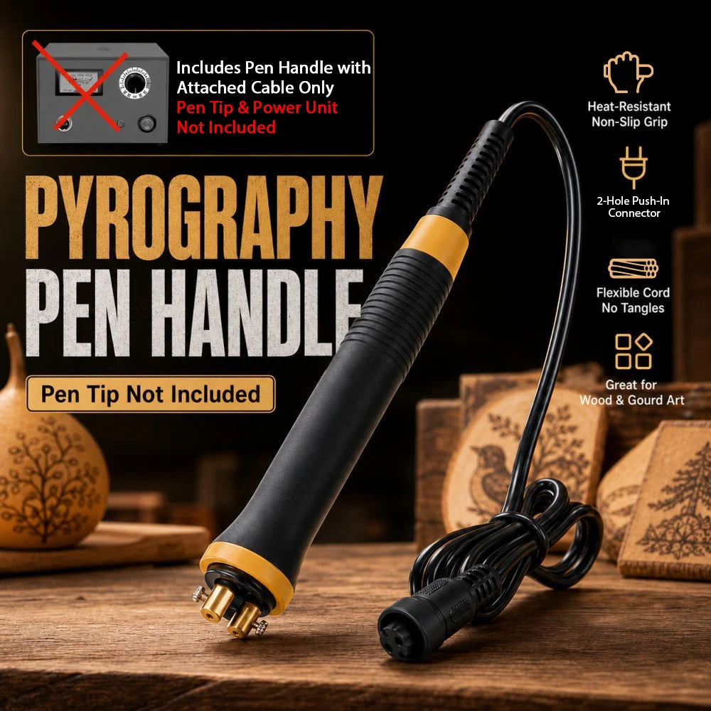 Holz-Brenn-Penne Sichere Pyrographie-Werkzeug für Anfänger rutschfeste Griffe DIY Kunsthandwerk für Holz Kürbis Handwerksdekoration Projekte