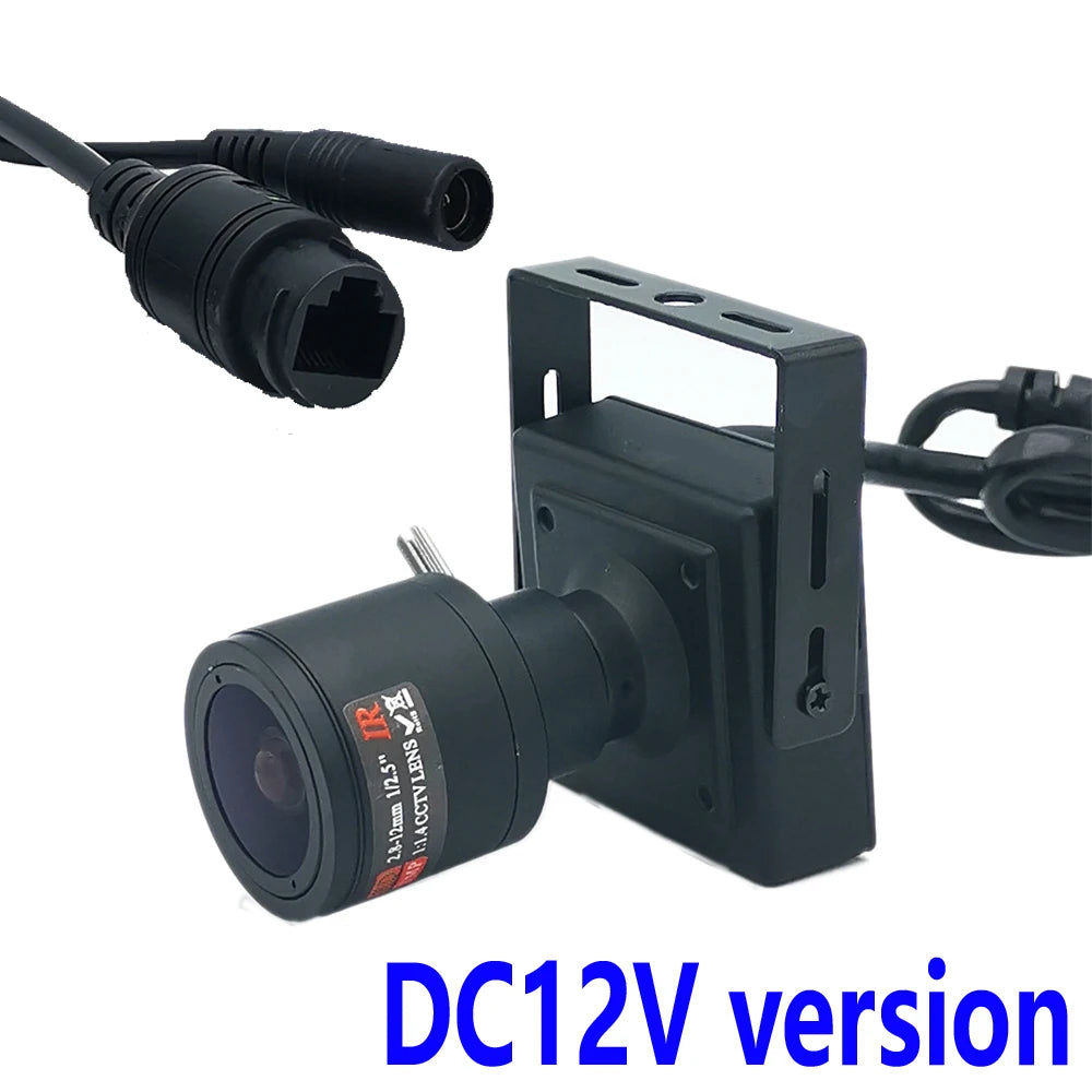 8MP 4K Indoor IP Camera with PoE and Manual Zoom