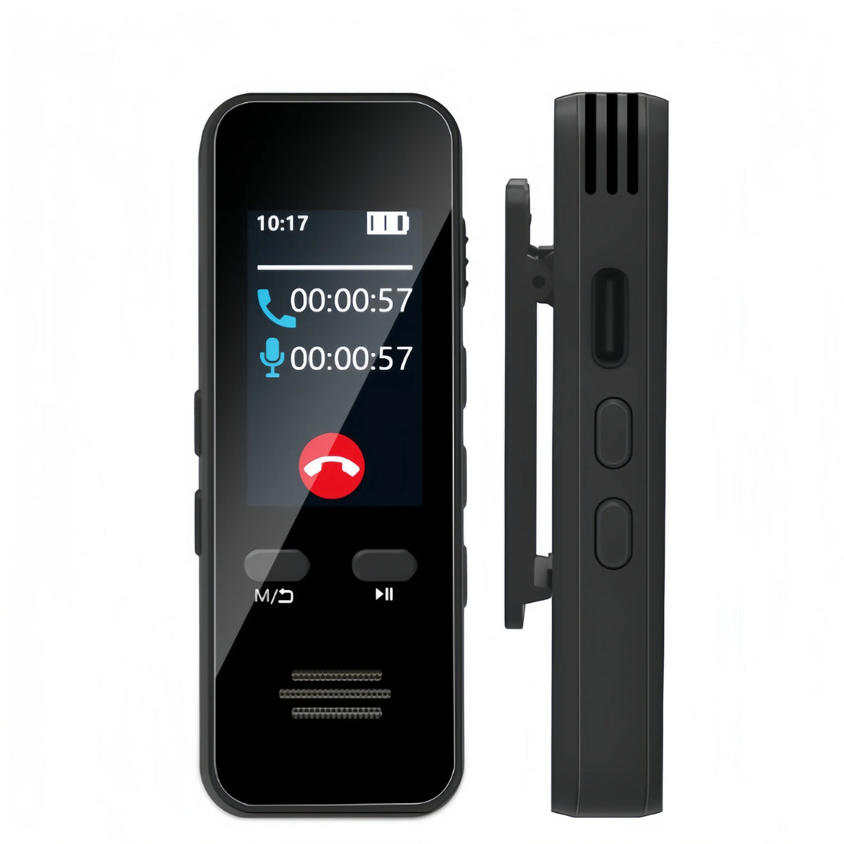 64GB Digital Voice Recorder Password Protection Voice Control Long Time Recording LCD