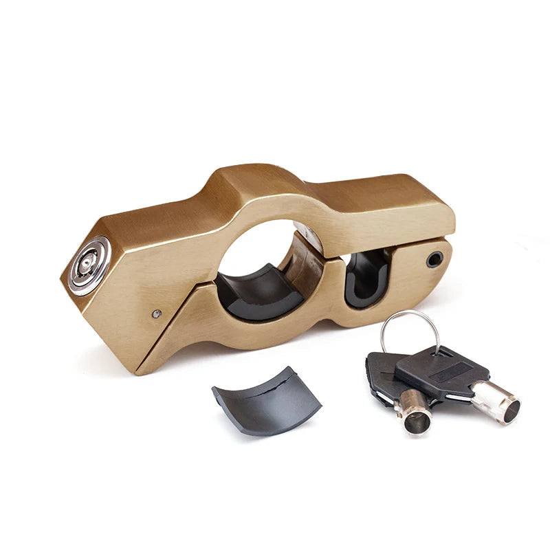Motorcycle Handlebar Grip Lock for Bikes and Scooters