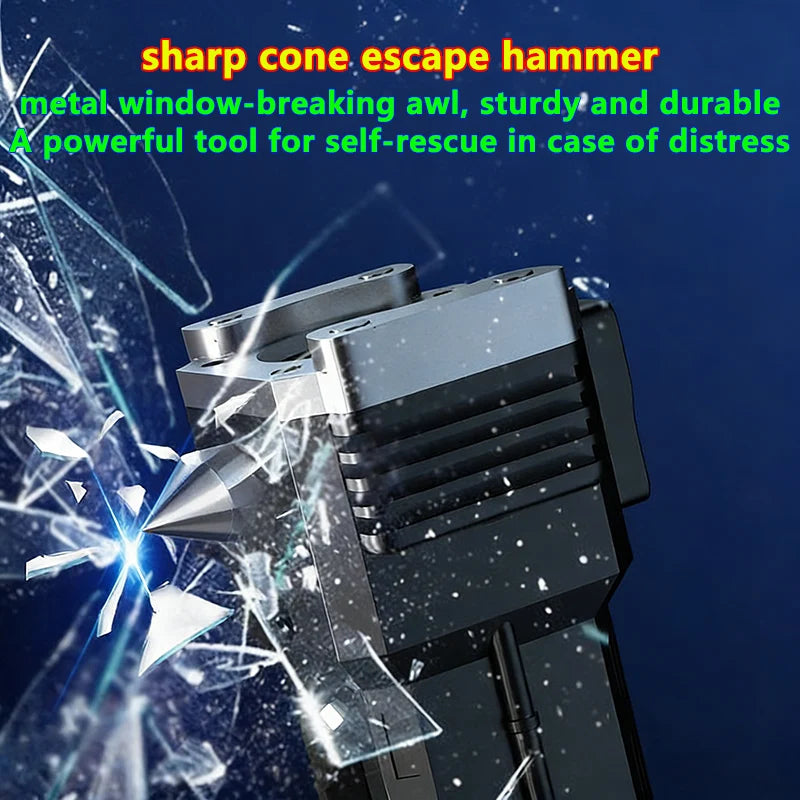 Rechargeable Vehicle Work Light with Glass Breaker