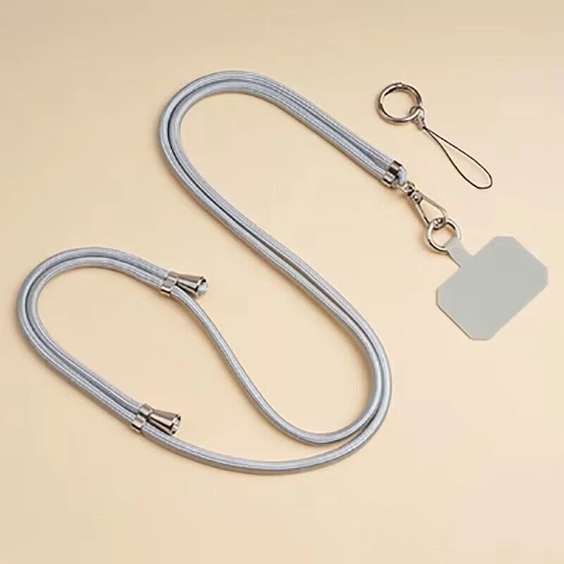 1pcs Crossbody Lanyard Necklace Strap Universal Mobile Phone Adjustment Long Hanging Rope With Clip Anti-Lost Lanyard 