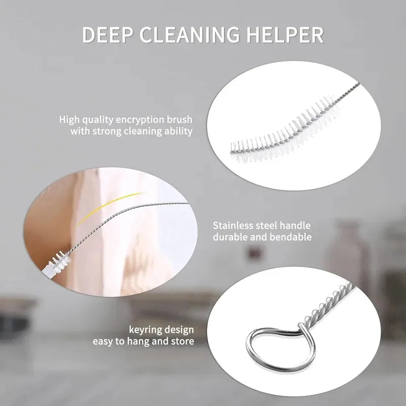 Bottle Cleaning Brushes Kitchen Nylon Multifunction Brush Set