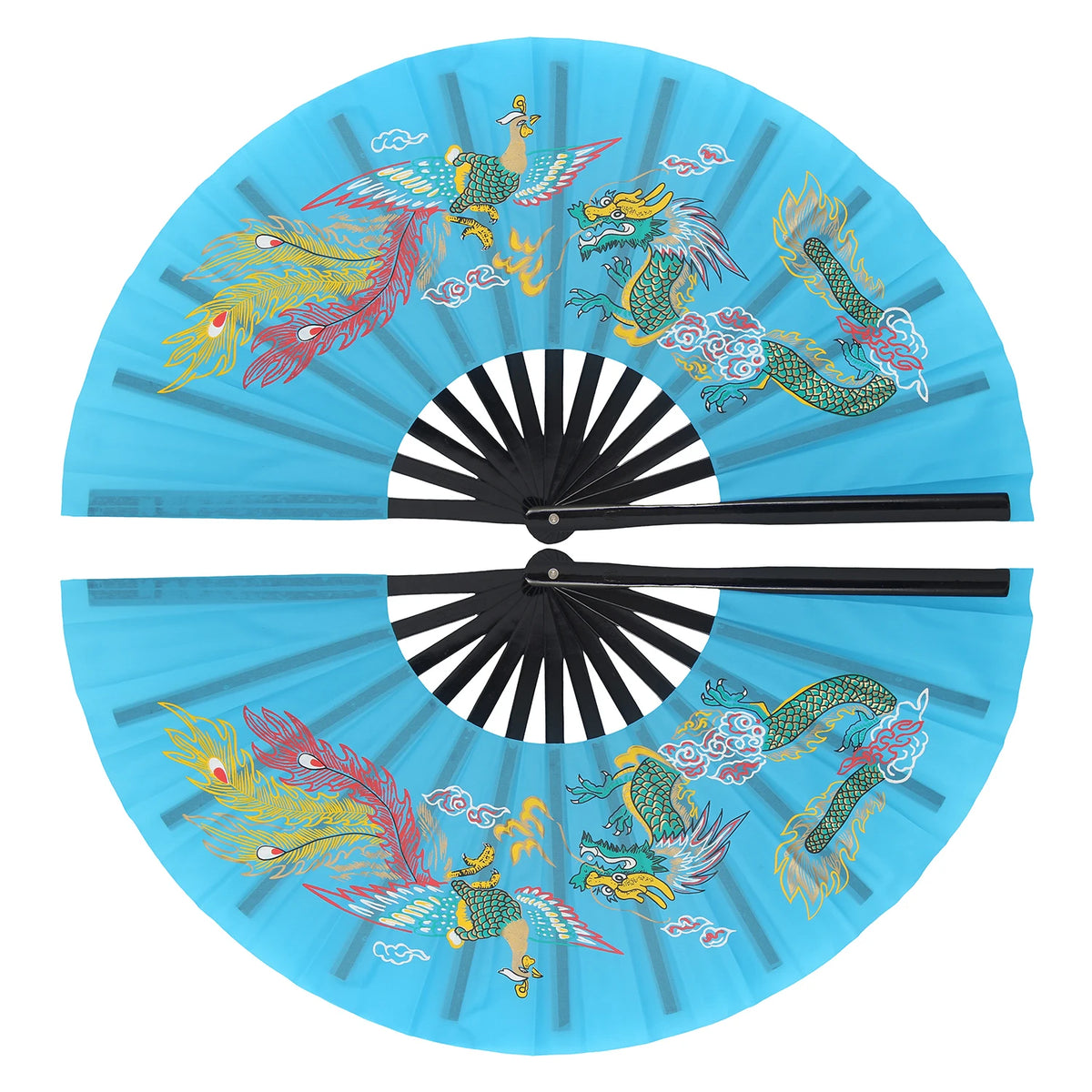 Tai Chi Performance Fans, Left-and-Right Pair