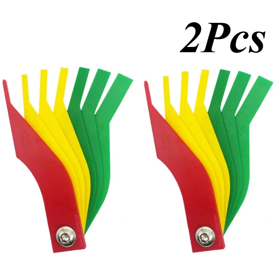 Universal Automotive Brake Pad Thickness Gauge Brake Pad Measure Ruler Test Tool Brake Diagnostic Tool Tester Car Accessories