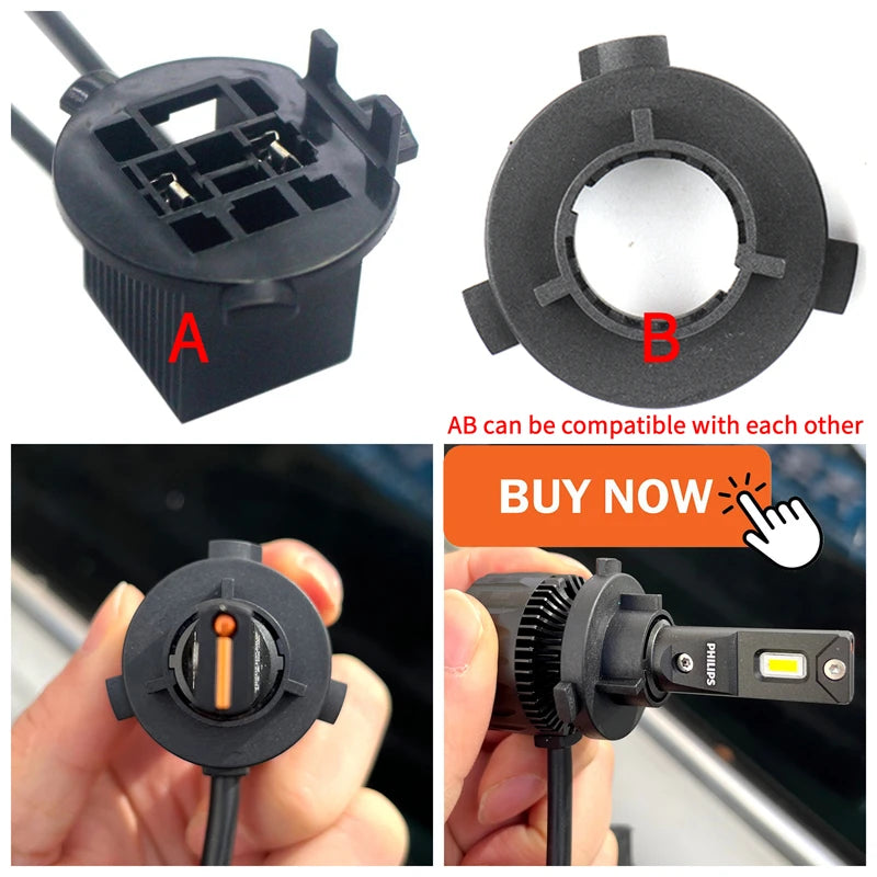 Philips Ultinon Rally 3551 LED H4 H7 H11 HB3/4 9006 9005 HIR2 Car Headlight 6500K White Max Power 50W Max Lumen 4500lm LED Bulb