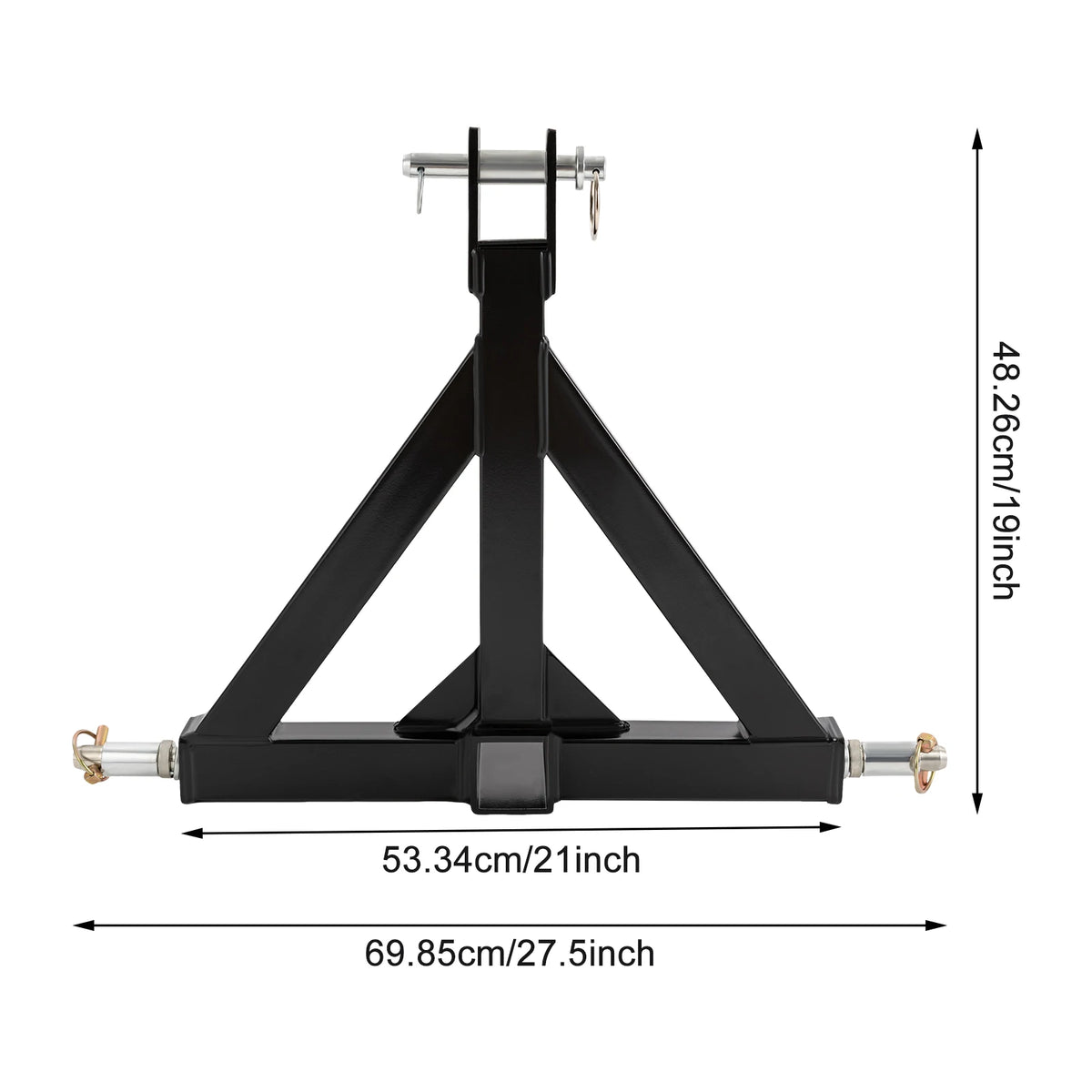 3 Pont Trailer Hajtó, Traktor Hajtóvas Adapter, 3 Pont Trailer Hajtó 2" Fogadó a Mozgó utánfutók Hajtóvasja