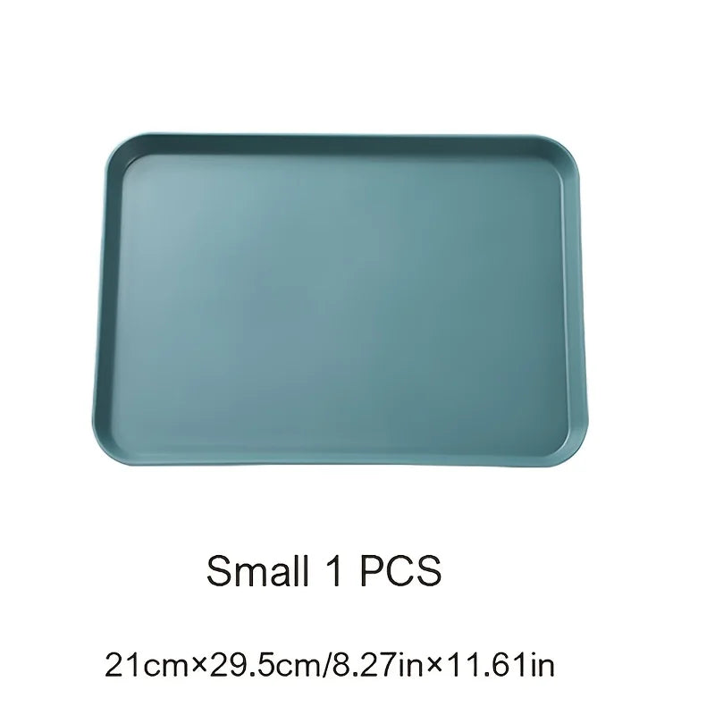 Rectangular Plastic Serving Tray, Small or Large