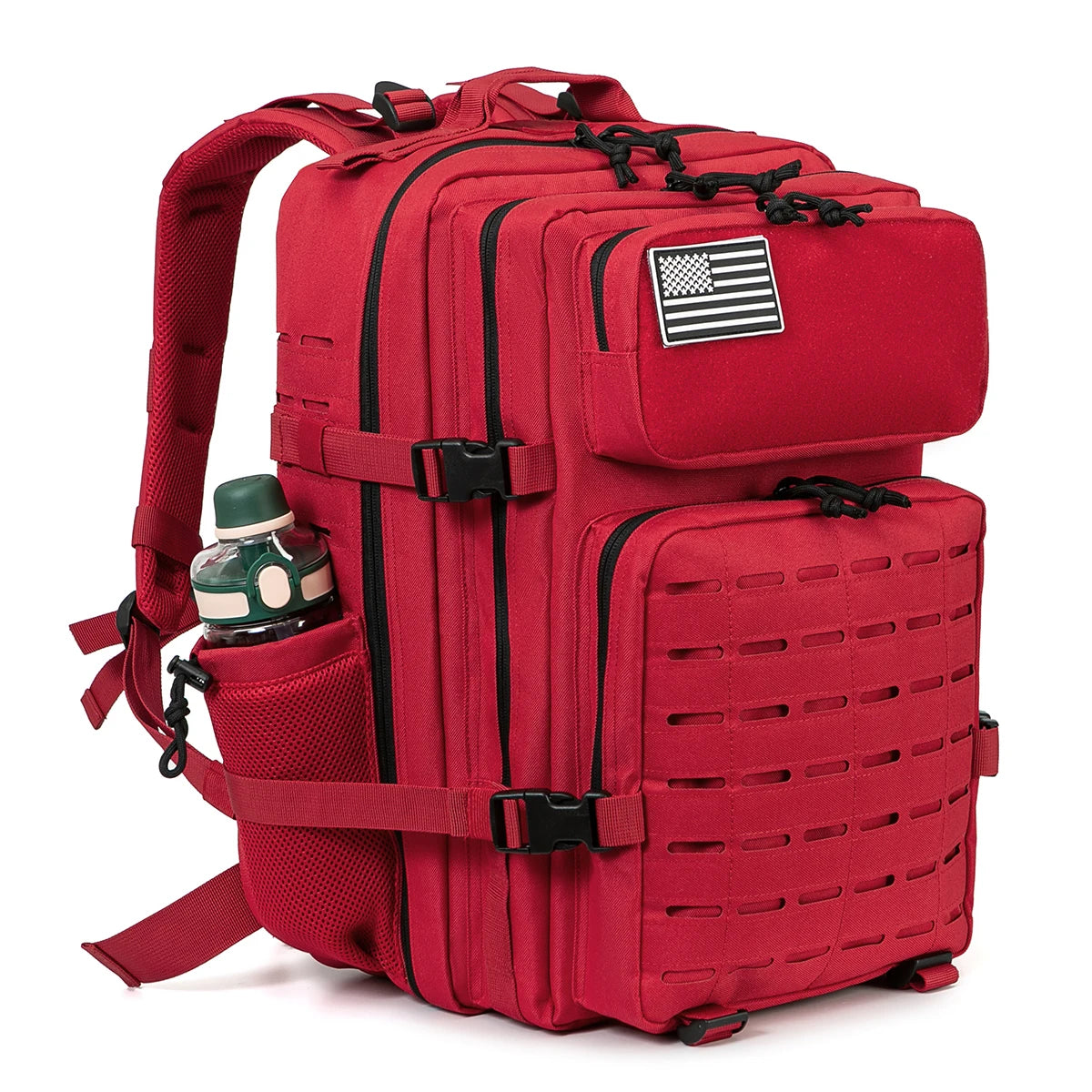 45L Tactical Backpack with Double Cup Holder