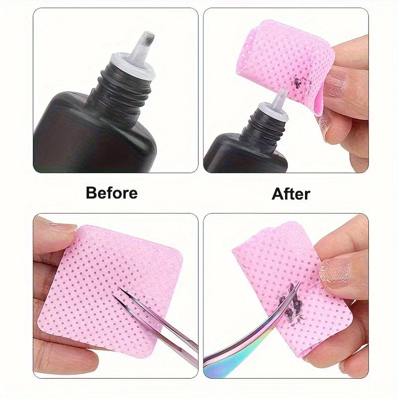 Lint-Free Nail Wipes Gel Cleansing Tissues
