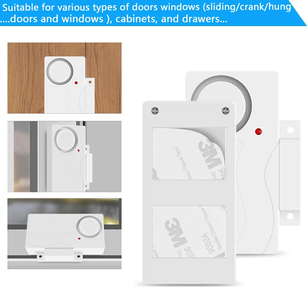 Wireless Door and Window Alarm - Remote Kit Options