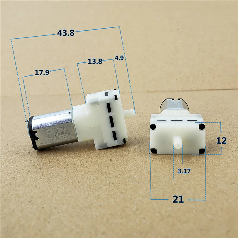 DQB032 mini-diafragma-luchtpomp, 3 V