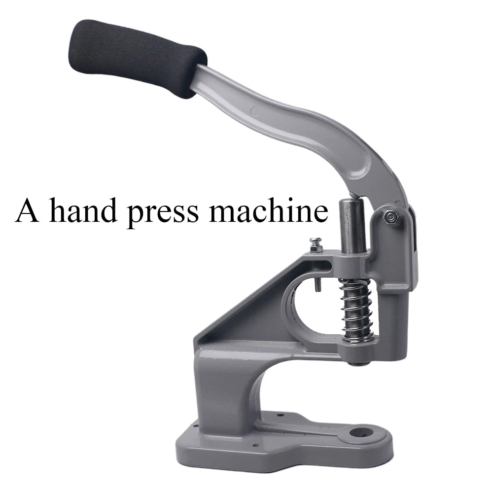 Prensa de banco manual para ojetes, Broches y remaches