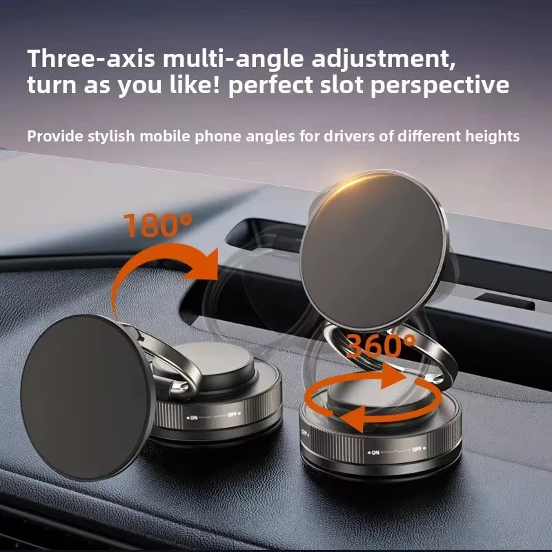 Rotating Foldable Magnetic Car Phone Holder